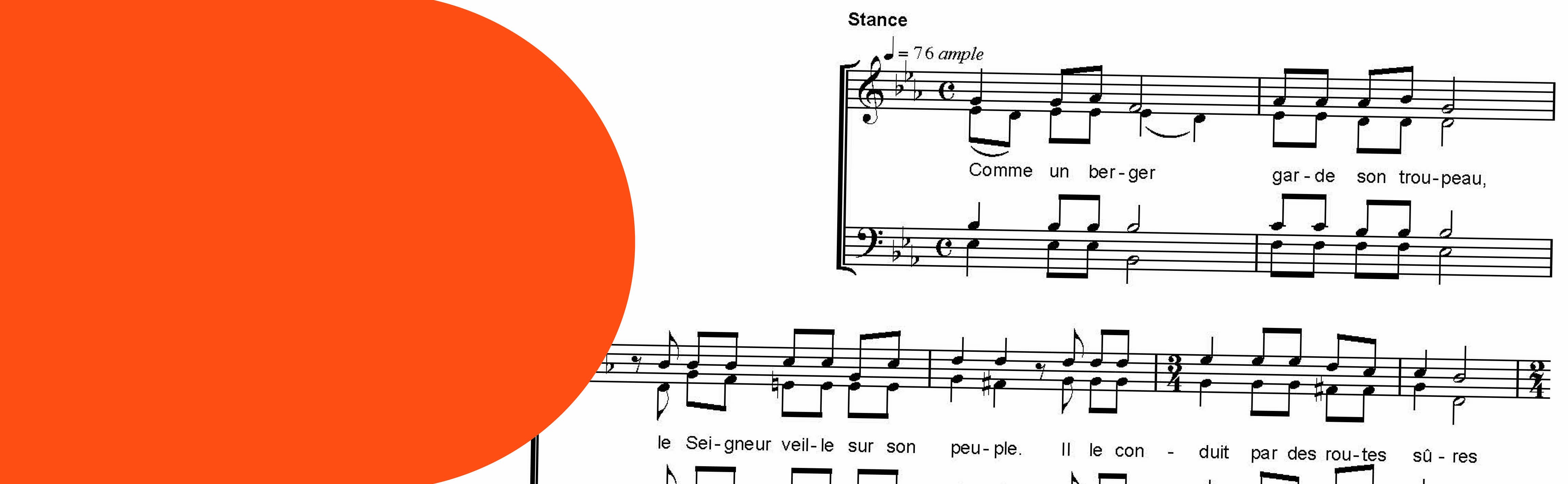 Partition "Comme un berger"